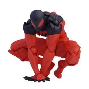 اکشن فیگور مدل spiderman scarlet suit messtoys ارتفاع 16 سانتی‌متر